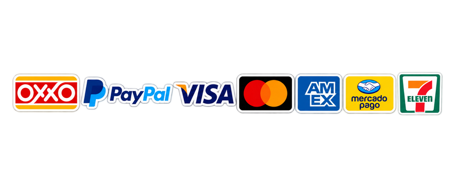 Métodos de pago aceptados